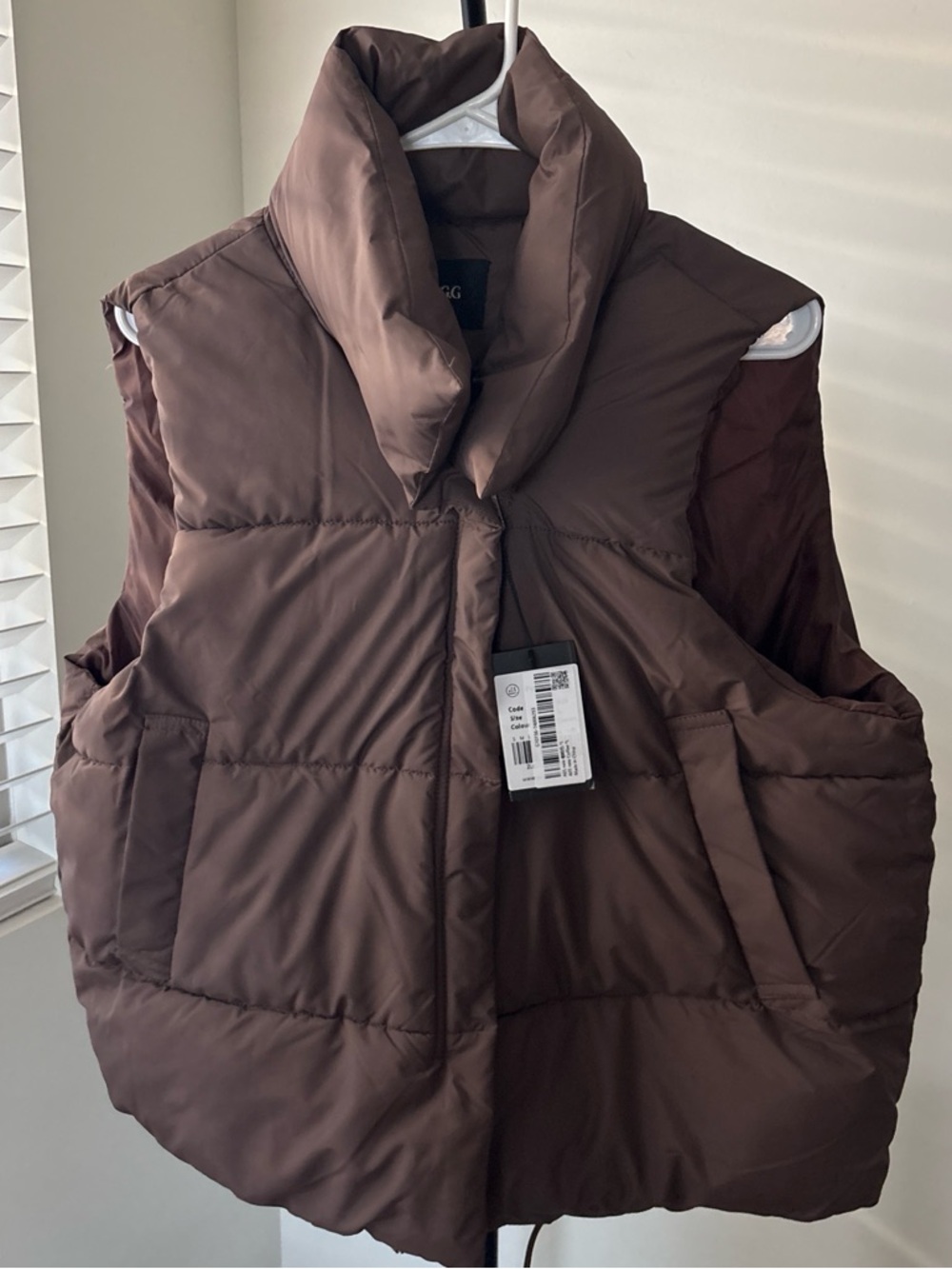 Cozy Brown Puffer Vest